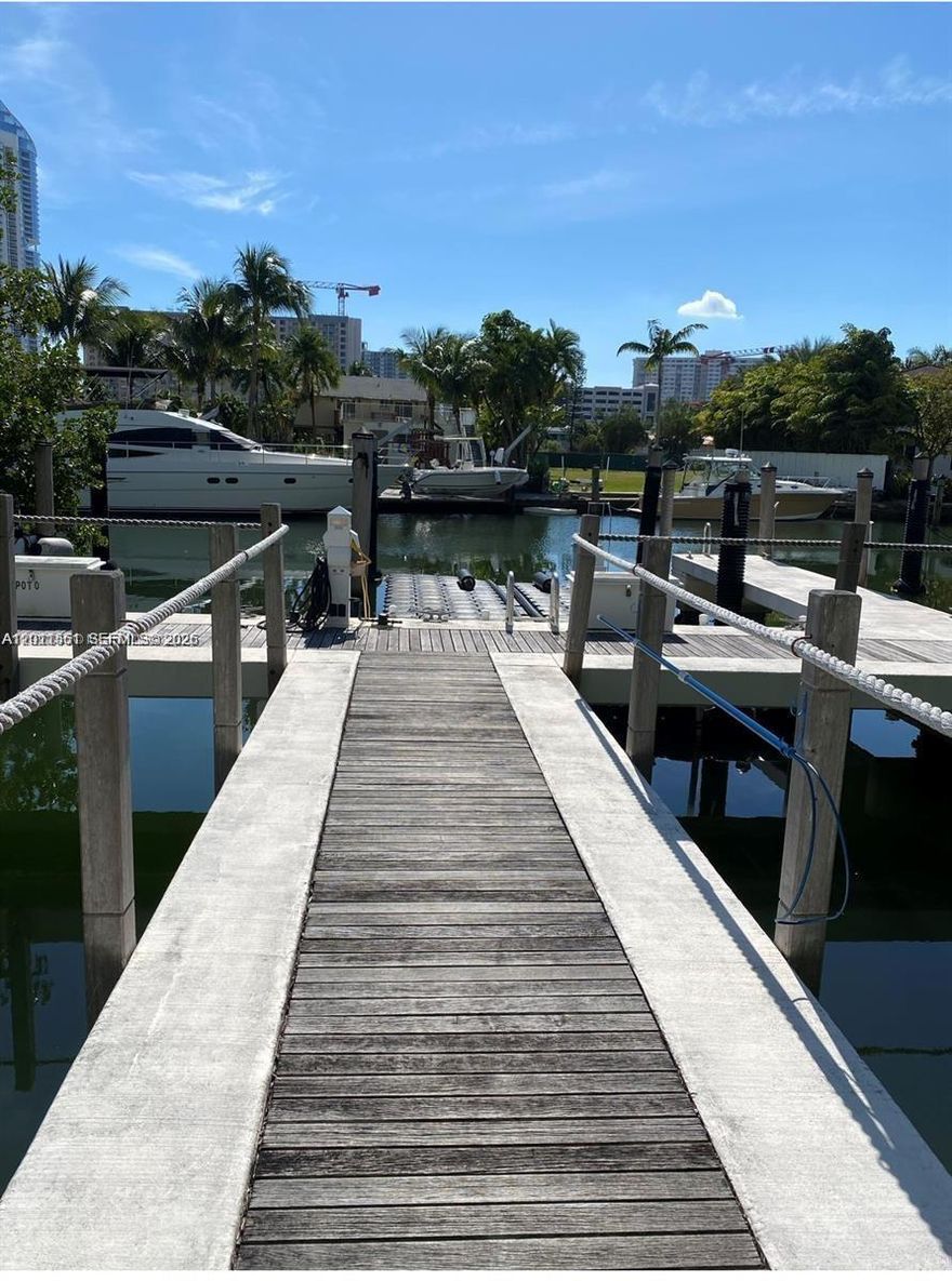 Boat slip that can accommodate a 43' vessel. Has Water, Electricity, Storage & 24 HR security. The buyer MUST be a resident of one of the 5 Oceania Towers.  Also available for rent at $1300/M.