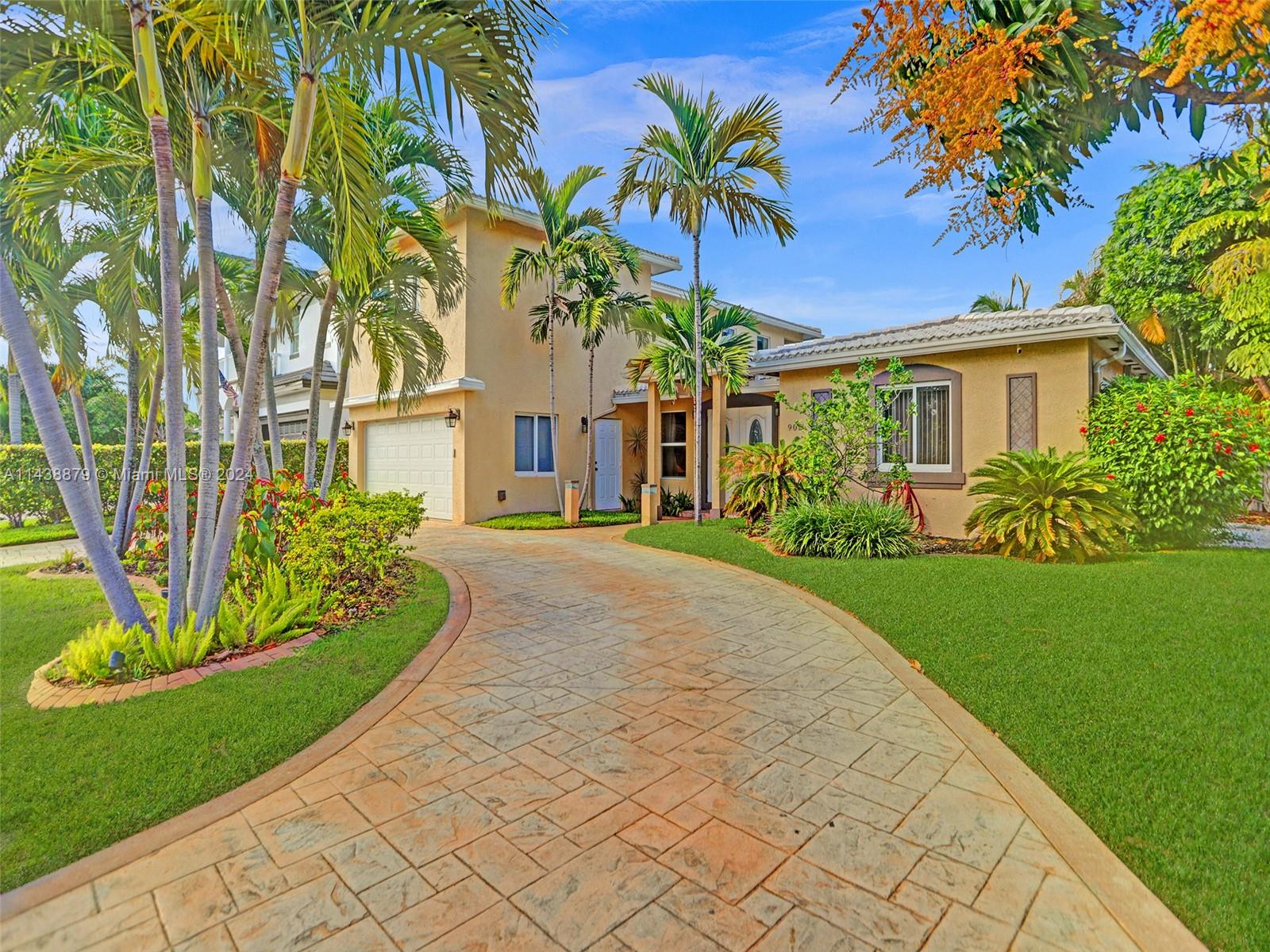 Enchanting waterfront Family Oasis in the Heart of Fort Lauderdale! With NO FIXED BRIDGES, this striking, two-story single-family property comes furnished and ready. With 5 spacious bedrooms, 4 full bathrooms, and a generous 2,658 sqft of luxury living space, this home affords the perfect backdrop for upscale living and entertaining. The moment you step inside, the home exudes warmth and comfort. Highlighted by a picturesque backyard oasis, lush landscaping, a barbeque area, and an outdoor kitchen, the outside space is an entertainer's dream. Superior curb appeal, coupled with a well-maintained front yard, adds to the overall allure of this magnificent property. Seller is willing to sell 42 ft Silverton boat docked at the home. Schedule a private viewing of this remarkable property today!
