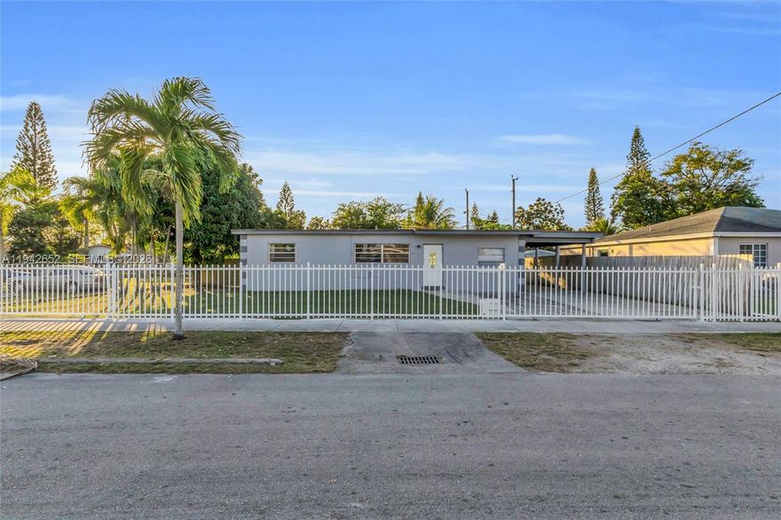 Excellent investment opportunity in the heart of Homestead. Single-family home on a large, fully fenced lot with no HOA. Convenient access to Florida Turnpike and US-1. Main home offers 2 bedrooms and 1 bathroom, plus a 1/1 guest house and separate efficiency, providing great potential for additional income. Ideal for investors or first-time buyers. Easy to show—won’t last.