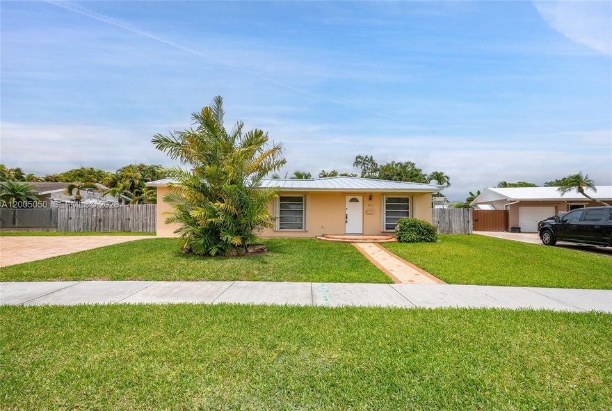 3/2 pool home with endless potential. Tile flooring throughout. Newer metal roof, recently tented, accordion shutters, and new water heater. Features include a separate laundry room and a 10x20 insulated, air-conditioned shed. Oversized lot ideal for entertaining, with room for a boat or future expansion. Vacant and easy to show.