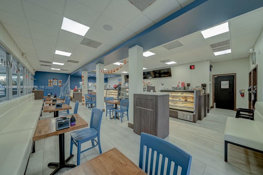 This is a fantastic opportunity for anyone looking to start or expand a bakery, café, or restaurant in a prime location. Located on US1 in Palmetto Bay, this fully equipped restaurant sits in a free-standing building with ample on-site parking for both customers and staff. The 2,367 sq. ft. space offers indoor and outdoor seating and includes refrigerated/heated display cases, coffee station, gas stove, fryers, convection oven, exhaust hood, updated grease trap, and walk-in cooler/freezers. A reasonably priced long-term lease is in place. You can launch your own concept or continue with the existing franchise (fees may apply). With high visibility, steady traffic, and turnkey setup, this is a rare chance to own and operate a restaurant in one of South Miami’s most desirable areas.