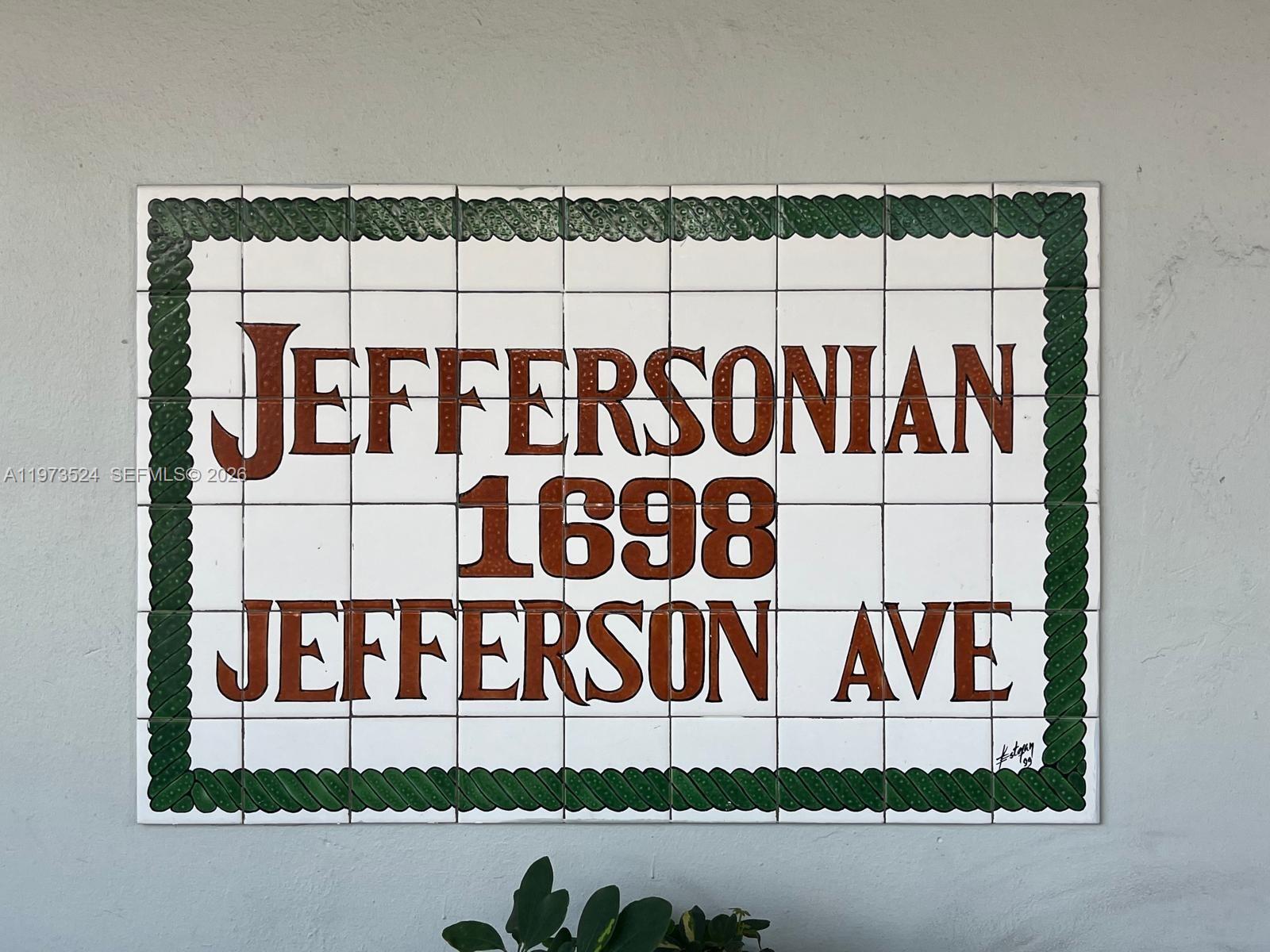 JEFFERSONIAN CONDO - Residential Lease