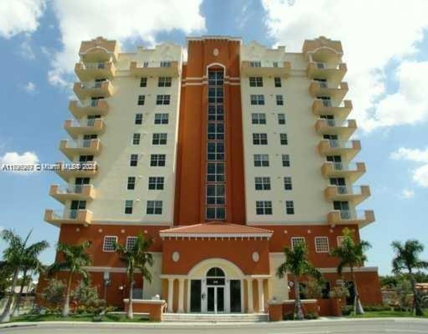 Beautiful, light and bright one bed one and a half bath apartment with great city views. Centrally located near Coral Gables, airport, shopping, restaurants, art galleries, UM and other Universities, Hospitals and Expressway. Tiled throughout, washer dryer inside unit. Assigned undercover parking. Clubhouse at pool level and Gym at lobby level. Do not miss this great opportunity!