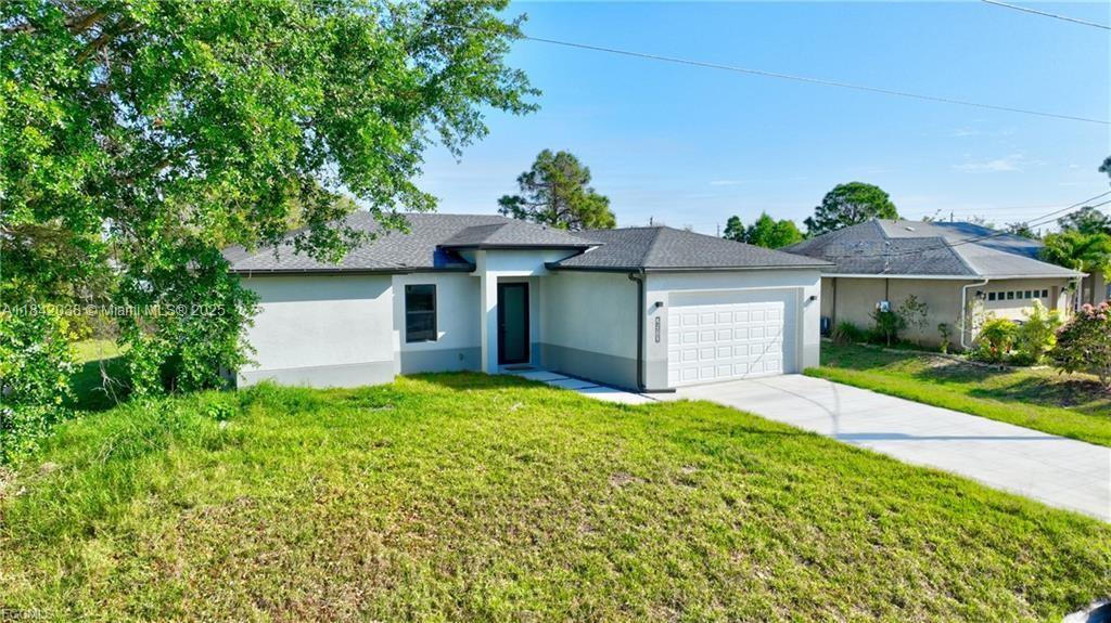 SPECIAL FINANCING AVAILABLE! Located in a Community Lending Zone, this property may qualify eligible buyers for reduced interest rates, flexible loan programs, a powerful advantage in today’s market. STILL THE LOWEST-PRICED HOME OF ITS KIND IN THE AREA, this brand-new construction offers exceptional value without compromising on quality, style, or space. With 3 bedrooms, 2 full bathrooms, and a versatile den, the home features a bright open layout filled with natural light and modern finishes throughout. Conveniently located near schools, shopping, dining, and major roadways in one of Lehigh Acres’ fastest-growing neighborhoods. Now with