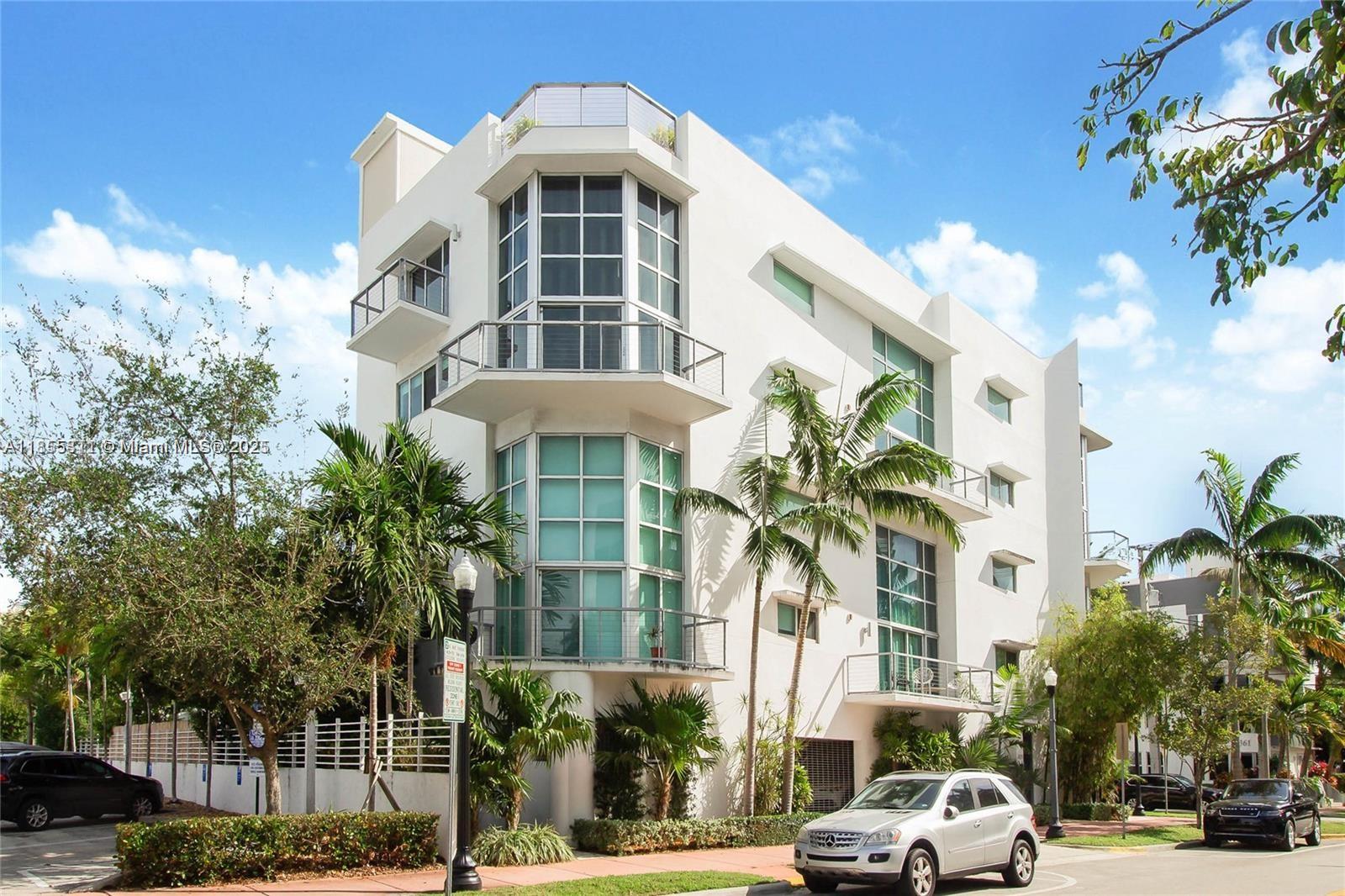 Come enjoy South of Fifth living experience in this amazing 2 story Penthouse loft located at the corner of Jefferson Ave and 4th St. Minutes away from the beach, restaurants, South Pointe, Publix, and more... This top corner 2 bedrooms/2bathrooms offers high ceilings, motorized window treatment, impact windows, stainless steel appliances, tile floors, 2 balconies, 1 covered parking space. The building features a Rooftop terrace with Jacuzzi and gorgeous view of Miami Skyline. Please contact listing agent preferably by text message.