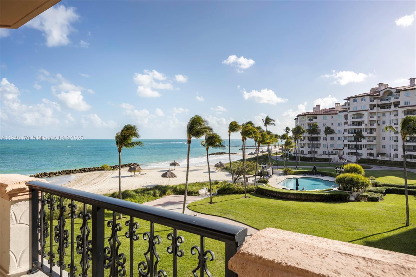 Unwind to breathtakingly peaceful direct ocean views. Oceanside Fisher Island has been masterfully renovated to accommodate the most exquisite tastes. Two gorgeous bedroom suites, guest half bath, additional living space artistically integrated into a personal gym and opulent foyer. This unique layout now offers 2,830 SQFT as per owners assessment. Parking for 2 cars & 1 golf cart. Impressive amenities includes world-class golf, marina, tennis facilities, private school and access to famous Fisher Island Club. "Offered Fully Furnished".