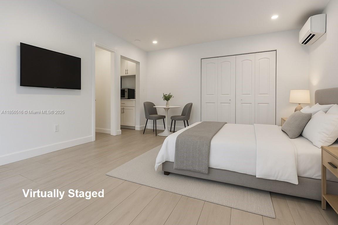 Discover the charm of this substantially remodeled, light-filled 1 bed/1 bath studio efficiency offering comfort, style, and total ease. Nestled in a peaceful neighborhood, it delivers a relaxed suburban vibe while keeping you close to everything. Enjoy your own private entrance, sleek modern design, and a cozy covered terrace—perfect for morning coffee or a quiet break at the end of the day. Located in a vibrant, culturally rich area of Hialeah, you’ll be minutes from Cuban cafés, Argentinian steakhouses, parks, shops, and more. All utilities are included, making life simple, affordable, and worry-free. Whether you're starting fresh, downsizing, or seeking a clean, low-maintenance place to call home, this quiet gem is move-in ready and waiting for you. Schedule your showing today!