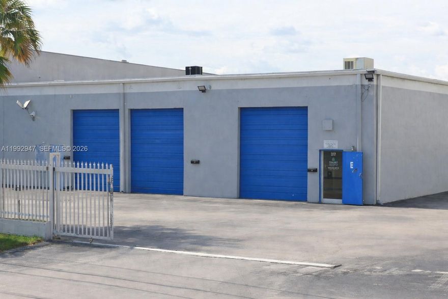 Prime Doral warehouse opportunity! Two combined units totaling 1,784 SF in a gated, well-maintained complex. Features include high ceilings, street-level roll-up door, 2 offices, bathroom, and assigned parking spaces directly in front.

Strategically located near the Palmetto & Dolphin Expressways for quick access to Miami International Airport, Downtown Miami, and major business hubs.

Currently leased—ideal for investors seeking immediate income or future owner-users looking to secure space in a high-demand area.