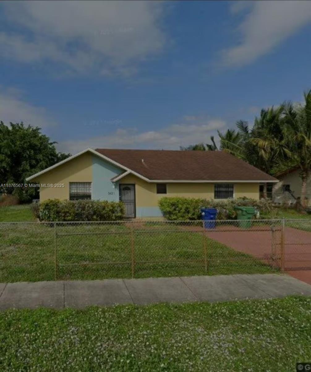 Welcome home to this beautifully upgraded 3-bedroom, 2-bathroom single family residence in the heart of Miami Gardens. This home offers a spacious layout with modern finishes throughout, making it the perfect place for comfortable living. Enjoy a large private fenced yard, ideal for outdoor entertaining, family gatherings, or simply relaxing in your own space. Pets are welcome (with deposit), no HOA approval required, allowing for a smooth and quick move-in process. VOUCHERS WELCOMED!!! EASY TO SHOW.