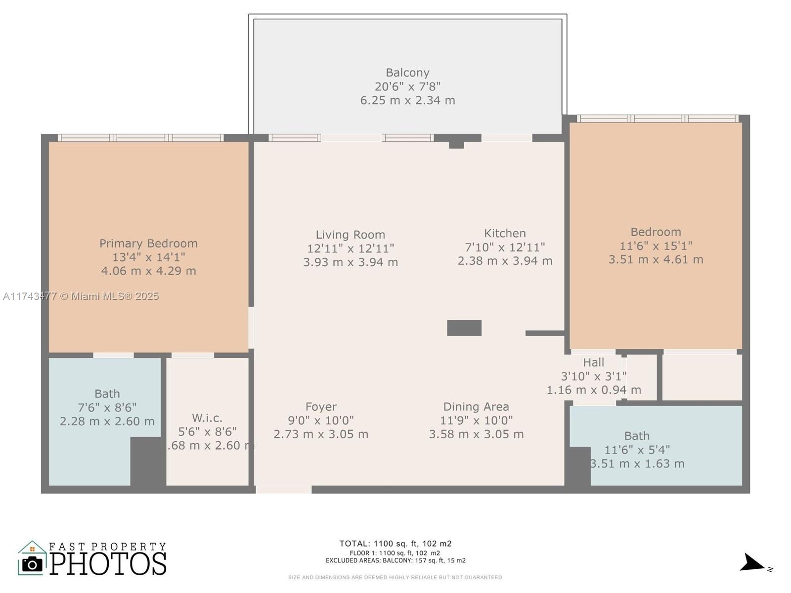 2841 N Ocean Blvd 1105, Fort Lauderdale, Broward County, Florida - 2 Bedrooms  
2 Bathrooms - 
