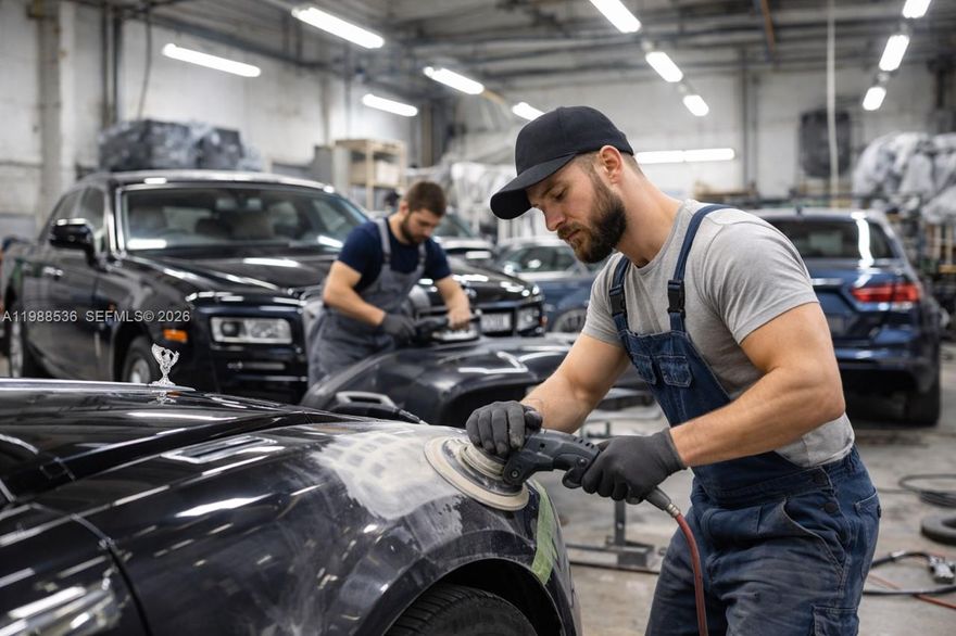 This well-established automotive paint and repair shop has been successfully operating for approximately 30 years in the Hollywood area. The business specializes in collision repair, paintwork, vehicle wraps, frame restoration, and a wide range of additional automotive services.

With decades of reliable service and consistent quality, the shop has built a loyal customer base and strong reputation in the community. This has resulted in a steady stream of repeat clients and referral business, making it an excellent opportunity for a new owner seeking a proven and stable operation with a solid market presence.

The total monthly rent is $30,000, with approximately $26,000 offset by three sublease tenants, significantly reducing the effective occupancy cost. The facility is fully equipped, properly licensed, and well-positioned to continue generating strong demand in one of the most active automotive markets in Miami-Dade and Broward counties.