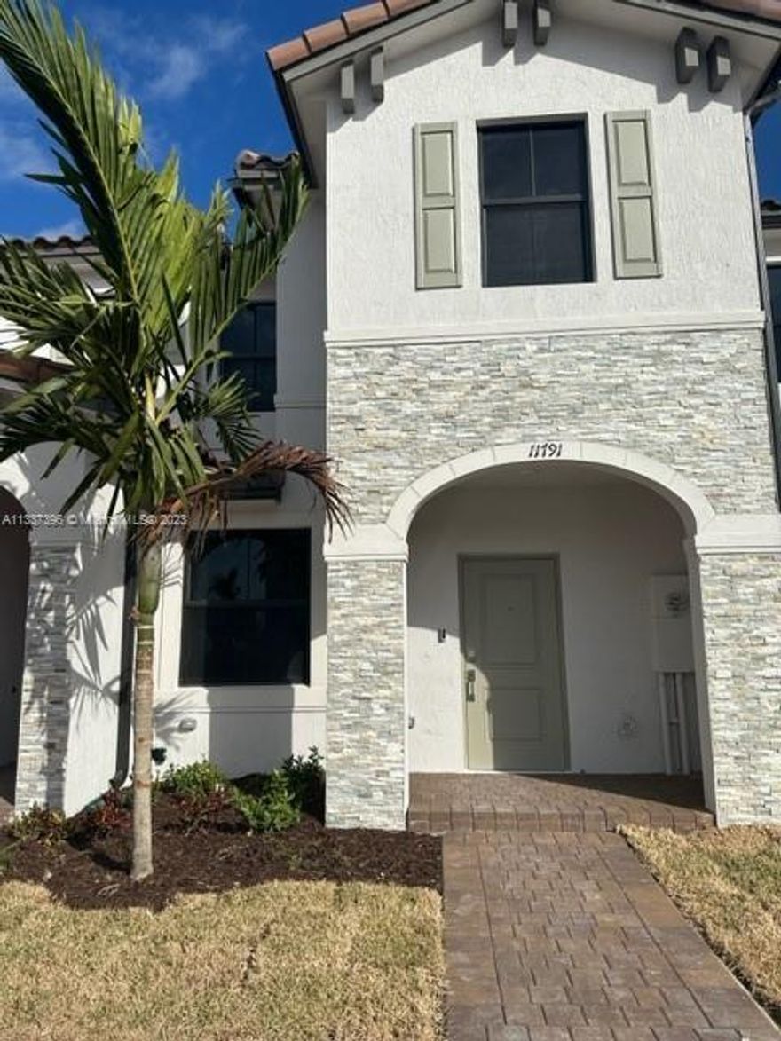 NEW TOWNHOUSE AT CORSICA 3 BEDS /2.5 BATHS" CASIS " MODEL WITH TITLE FLOOR DOWSTAIRS AND CARPET FLOOR UPSTAIRS .MODERN KITCHEN WITH STAINLESS STEEL APPLIANCES . LAUNDRY , NICE BACK YARD TO ENJOY OUTDOORS AND BBQS. CLUBHOUSE WILL HAVE A PLAYGROUND AND SWIMMING POOL .
 EASY ACCESS  TO TURNPIKE .