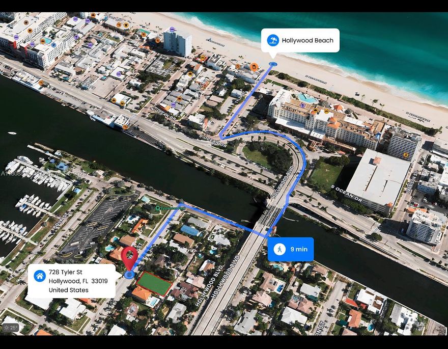 The A/C area is 5,609.38 SF – Ground level = 2,923.27 SF + Second level = 2,686.11 SF, The balcony area is 1,292.72 SF Total 7738,94 sf incl. 2 car garage Total parking units - 5 Net Lot Area -12134 SQFT (0,28 Acres) Pool - 16x38 FT 4 bedrooms, 4 bathroom,1 half bathroom The balcony area is 1,292.72 SF Rooftop 
Approved construction plans. Steps away from the ocean. 5,609.38 SQFT meticulous architectural craftsmanship is seen from the moment you walk in to this two story living room complemented by high end kitchen with every detailed precisely catered to the most demanding client. Spacious living room is facing the pool and garden. Expansive master bedroom with two walk in closets.
