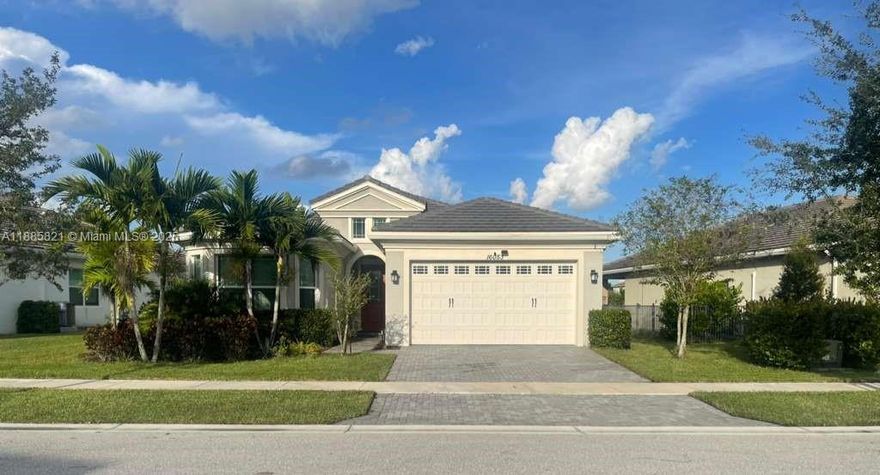 Beautiful 3 bedroom, 2.5 bath home with a den in The Hammocks at Westlake. Built in 2019, this home features new bedroom flooring (2022), a new dishwasher (2023), a bright open layout, and smart home upgrades including a smart thermostat. The den includes a door and can easily serve as an extra bedroom, office, or versatile flex space.

Additional highlights include impact windows and doors, a 2-car garage with insulation panels to reduce heat, two overhead storage racks, and a pull-down attic ladder. Residents enjoy access to Westlake’s resort-style amenities, including a lagoon pool, splash pad, playgrounds, and event lawn.

Located near the community’s main entrance, The Hammocks offers both convenience and a peaceful neighborhood feel. Move-in ready and waiting for its next owner!