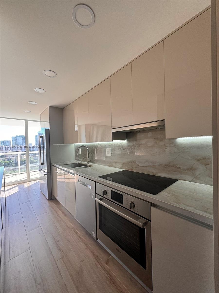 In the heart of Sunny Isles Beach. Unit completely renovated. Next door to outstanding day care. Walking distance to the beach, A rated school, many parks, shopping, fine dinning and grocery stores . Building has already been renovated, building renovation included a new roof, pool deck, lobby and elevators renovation.
