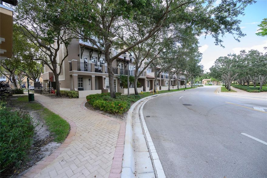 Welcome to your recently updated home, ideally positioned at the front of the
Cobblestone Community. The primary bedroom suite with its own private
balcony, perfect for morning coffee, is on the third floor. Just down the hallway is
another bedroom suite that could be your dream home office, secluded, natural light
and quiet. The second floor is where you will find the living, dining, kitchen and a third
bedroom and bathroom. The kitchen provides generous counter space with brand new
stainless steel large appliances. Newly installed luxury laminate flooring in the
bedrooms and stairs makes for easy cleaning. Built in 2007, impact windows provide
security and peace of mind. The community also has a beautiful gym and swimming
pool. This opportunity will not last. Come, see it today.