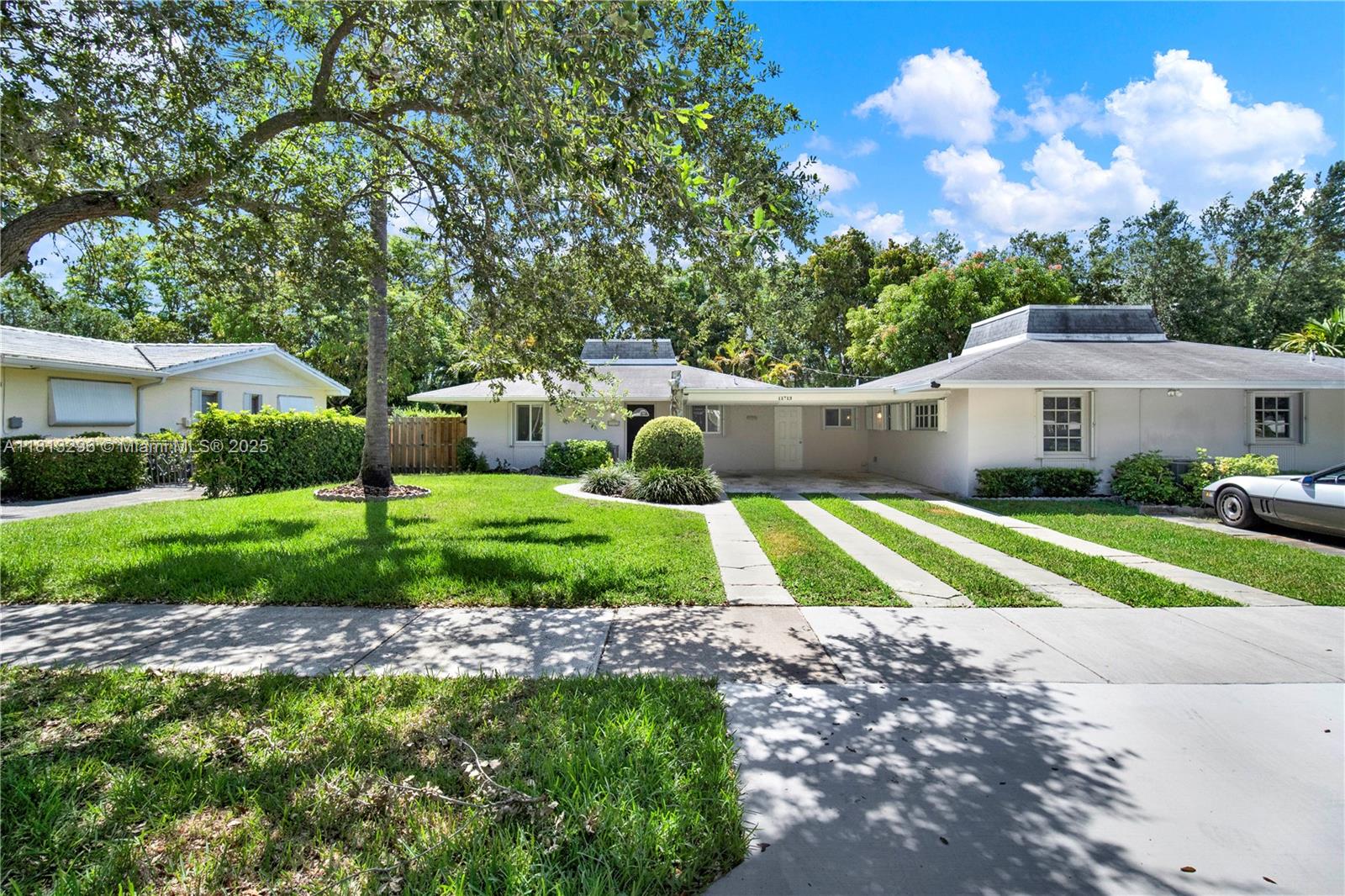 One of a kind renovated duplex with 2 bedrooms & 2 full baths in Pinecrest * New wood-like tiled flooring throughout * New bathrooms in white with darker accent tiles *Spacious floor plan with large Florida room * Separate laundry/utility room * Accordion shutters * Small back screened-in patio * Lots of parking space in front * Newer A/C * Your very own 2 car carport * Rent includes lawn & landscaping maintenance * 699 credit score minimum * Easy to Show * Unit is on the left side of the duplex * Do NOT park on the right-side driveways.