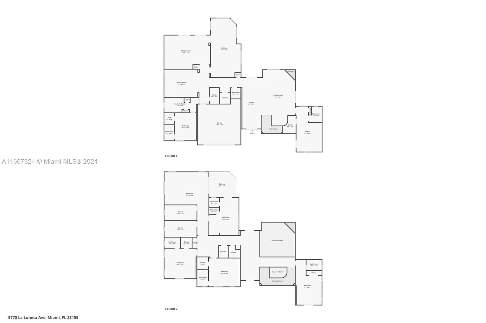 Miami, Florida 33155, United States, 6 Bedrooms Bedrooms, ,8 BathroomsBathrooms,Residential,Active,41780