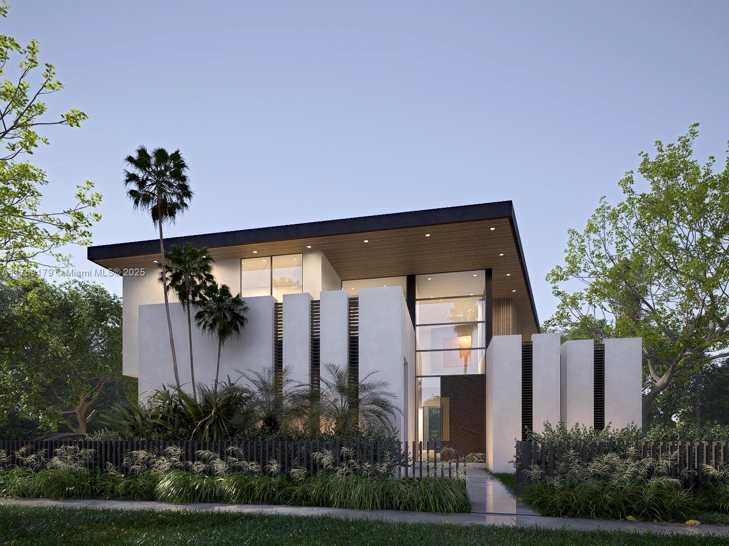 Exceptional vacant lot in the heart of North Coconut Grove, offered with fully approved architectural plans and permits for a stunning contemporary residence designed by Praxis Architecture.
The proposed home spans approximately 4,700 square feet, featuring 5 spacious bedrooms + service quarters, open-concept living, expansive indoor/outdoor entertaining areas, and thoughtful modern design throughout.
All plans are approved and the project is permit-ready, presenting a rare chance to break ground immediately in one of Miami’s most desirable neighborhoods. Mature trees frame the lot, offering natural beauty and privacy.
Just minutes from top schools, parks, the bayfront and the Grove’s vibrant village center — this is a turn-key development opportunity in a high-demand location.