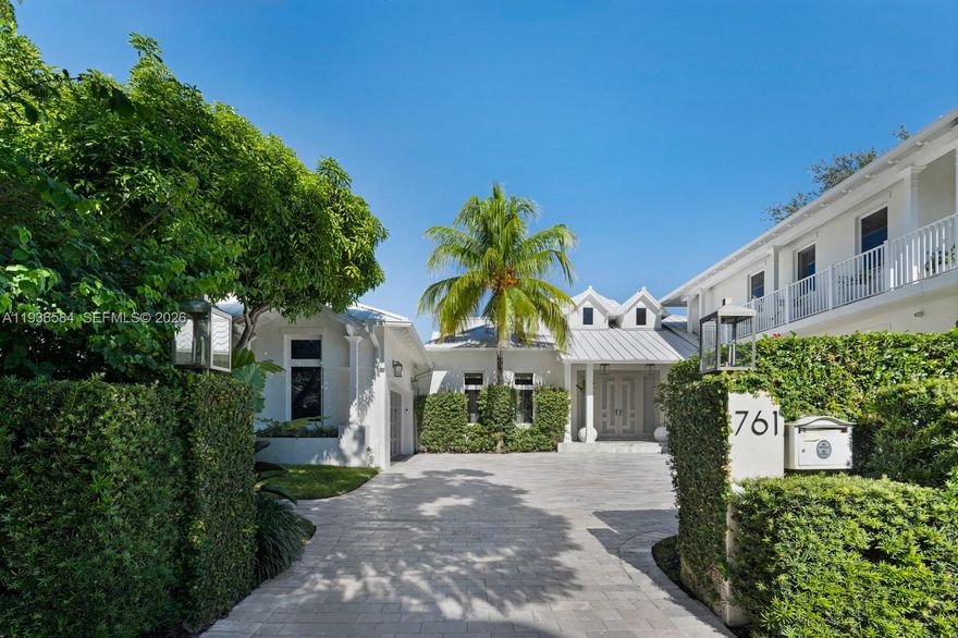 Step Inside With Me! This Coastal Contemporary waterfront retreat in the private Bay Point community greets with 21' ceilings and abundant natural light. The recently renovated residence delivers the ideal open layout with vaulted ceilings, 6 bedrooms, media room, club room, and a chef-caliber gourmet kitchen. The luxe primary suite impresses with dual dressing rooms, morning bar, and Carrara marble spa bath. The outdoor experience is pure resort living—lush landscaping frames an oversized pool, jacuzzi, sauna, and a rooftop terrace for sunset entertaining. This made-for-a-boater home boasts 120 FT of premium water frontage, dock, and boat lifts. Positioned on a rare 20,124 Sq.ft lot, this offering is completed by 2-car garage/gym, generator, and motor court.