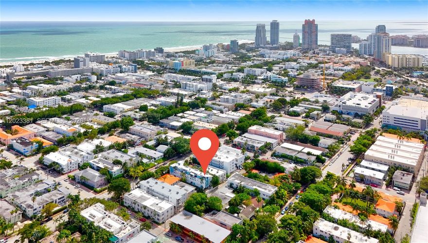 This exclusive South Beach private residence offers luxury in a prime location without the hassle of highrise living, with very low maintenance fees. Modern Tri level townhouse loft style 2 bedrooms, 2.5 bath with 1428 sq feet under A/C residence. Space boasts soaring 28' ceilings, completed with luxury finishes and appliances in South Beach. The second level offers 2 comfortable bedrooms with in-suite bathrooms, plus a washer and dryer. Dramatic floor-to-ceiling, high-impact resistant windows and stained concrete flooring throughout. Includes 1 covered assigned parking space in a gated garage. Generating $6600 per month. Very low maintenance fee. Walking distance to the beach, Flamingo Park, Lincoln Road, shops, and restaurants. Publix, Total Wine, and Whole Foods are just around the corner. Quiet and secure boutique building with only 7 TH units.
