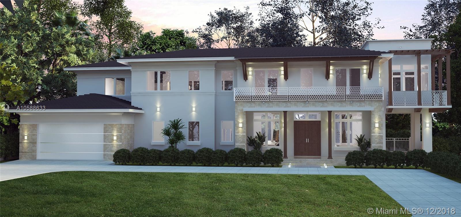BRAND NEW CONSTRUCTION masterpiece perfectly situated on 15,000 SF corner lot on quiet Riviera Dr. Built for a family ready to entertain, this 6 bedroom/6.1 bathroom home features wood flooring throughout, as well as an outdoor entertaining area complete with summer kitchen/BBQ, pool, and Jacuzzi. Downstairs offers formal and informal living room, chef&#x2019;s kitchen with top of the line appliances as well as guest suite. Upstairs features 3 additional bedrooms plus master suite with balcony and master bathroom with free-standing tub, shower and large closet. Located just minutes from Miami's best schools and shopping.