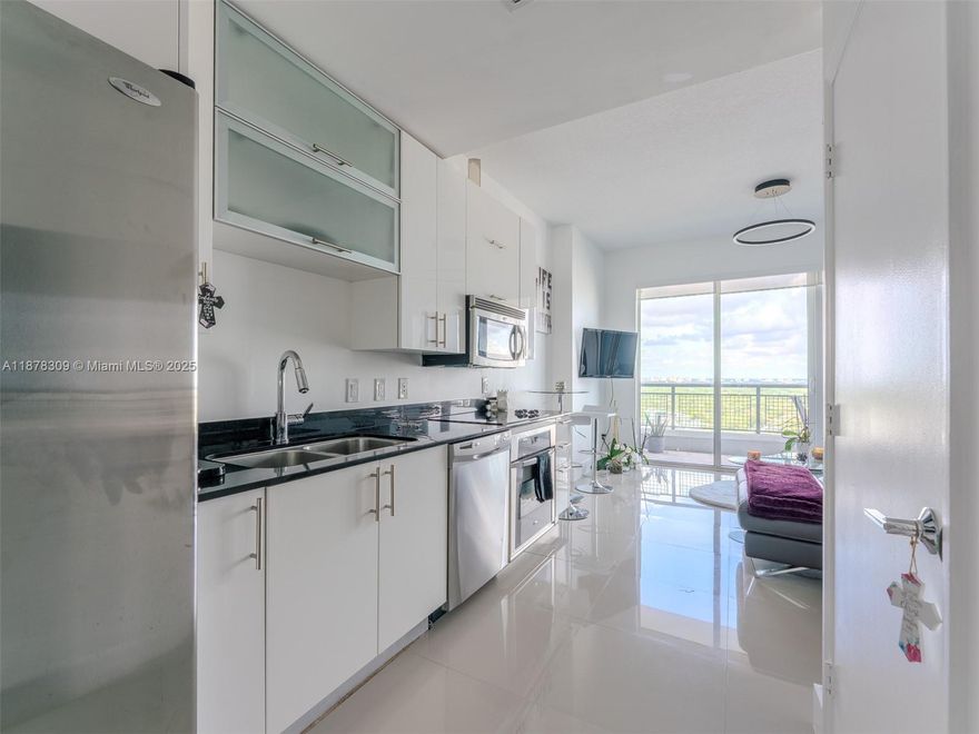Experience contemporary city living at its finest in this beautifully appointed 1-bedroom, 1.5-bath residence at Infinity at Brickell. Located on the 22nd floor, this 595 sq ft home offers a perfect blend of modern comfort, urban convenience, and stunning southwest-facing views of Brickell’s skyline and glowing sunsets.  Relax on your private balcony, where you can unwind and take in panoramic city and sunset vistas that make this unit truly special.
Building amenities include a resort-style infinity pool and sundeck, state-of-the-art fitness center, spa and sauna, 24-hour concierge, valet, security. Just steps from Mary Brickell Village, Brickell City Centre, fine dining, cafés, and MetroMover access. Furnished, excluding Bedroom.