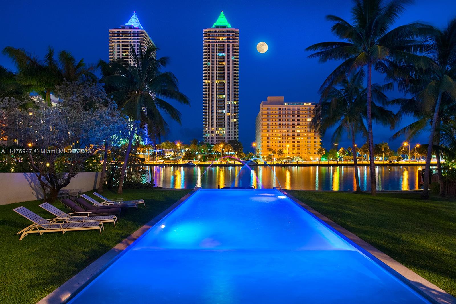 Rental Property at 4745 Pine Tree Dr, Miami Beach, Miami-Dade County, Florida - Bedrooms: 12 
Bathrooms: 10  - $85,000 MO.
