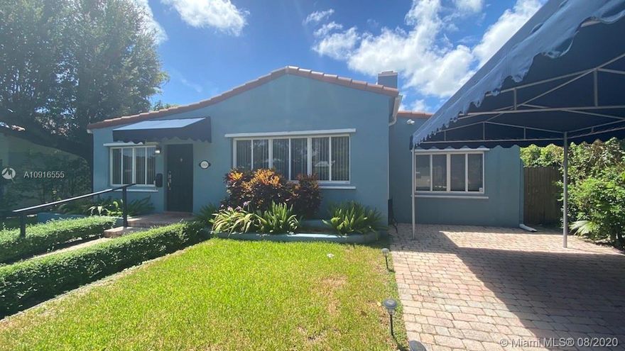 Charming single family home located in Shenandoah Miami. Main house 3 bedrooms 2 bathroom with an inclose garage as a 1bedroom & 1bathroom. House comes with Generac generator to power the entire house. All information supplied on this listing are not guaranteed to be accurate.