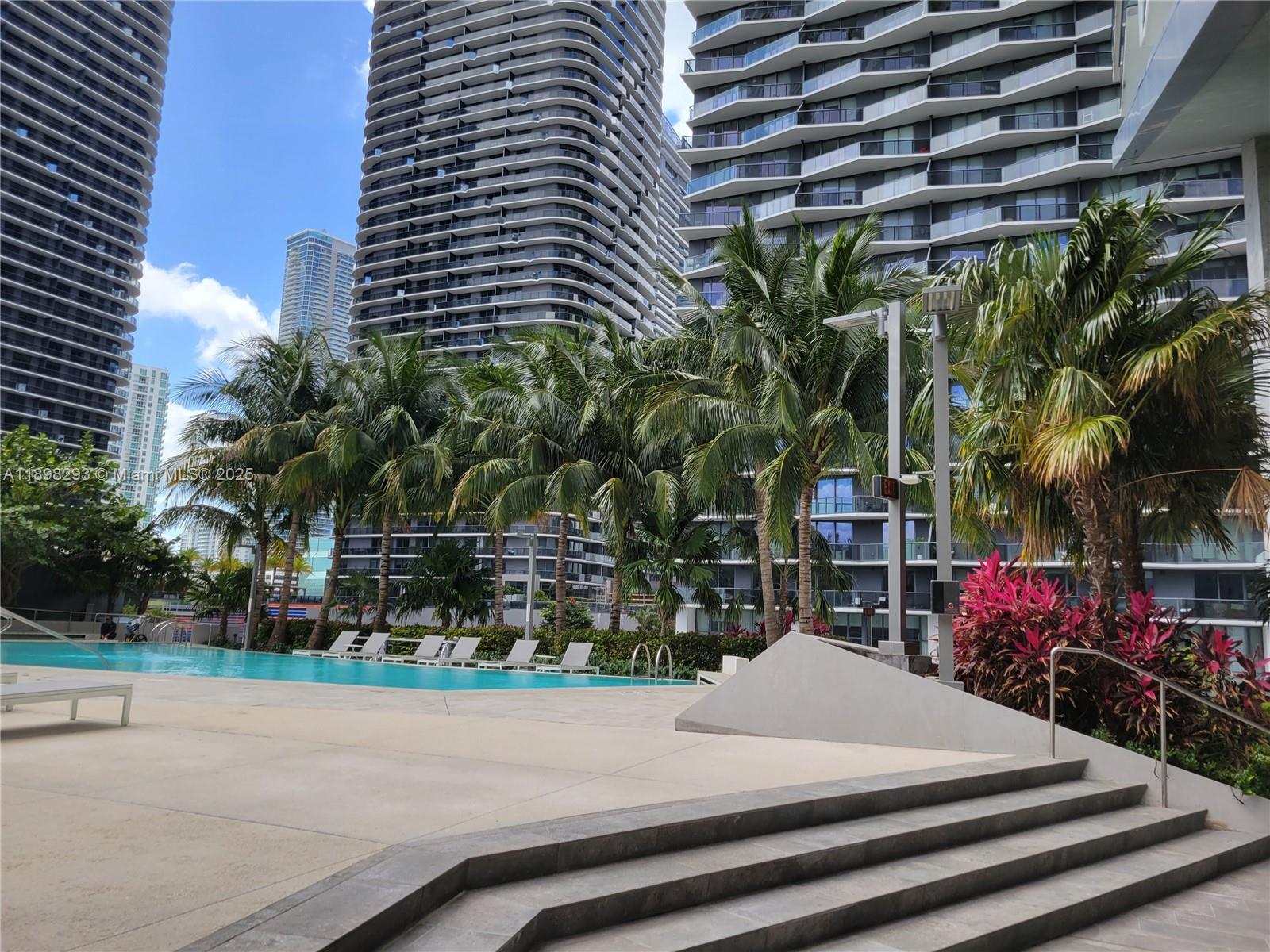 Spectacular apartment 2 bedrooms 2 bathrooms and a haft split plan with marble floors. Beautiful view in the heart of Brickell. Bosh appliances, wine cooler. Basic cable and internet included in the rent. 5 star amenities, swimming pool, party room, gym, spa. Many restaurants in building , movie theatre and shopping areas. Unit is vacant. Annual lease only.