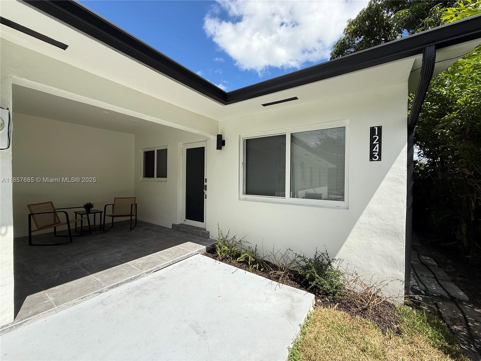 Modern, fully renovated multifamily home near the Medical District—just minutes from the Metro, The Rubell Museum, Wynwood, and Midtown. Features include a stylish kitchen with new stainless steel appliances, a separate laundry room with high-capacity washer/dryer and ample storage. Enjoy spacious indoor-outdoor living with a cozy covered patio, new deck, and landscaped, fenced yard. Updated bathroom with rainforest shower and vessel sink. One assigned parking space per unit, plus street parking. Ready for showings.