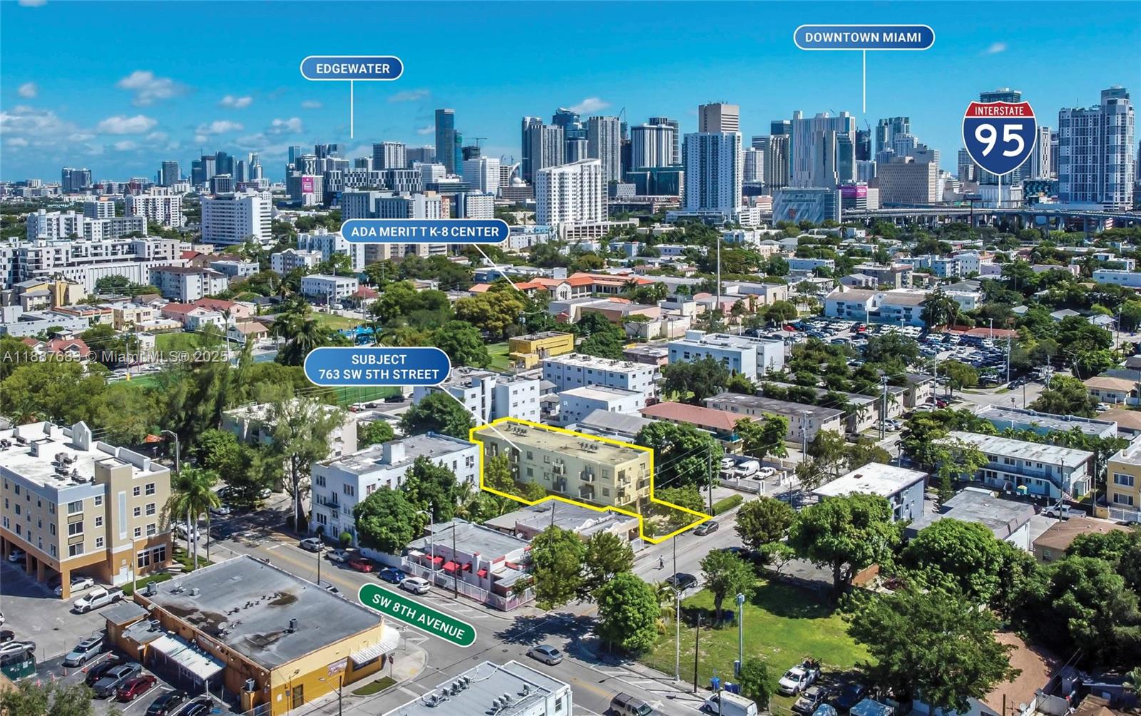Find Seas Apartments, located at 763 SW 5th Street in Miami’s East Little Havana. The property presents investors with a rare opportunity to acquire a more recently constructed multifamily asset in one of the city’s most dynamic neighborhoods. Built in 2009, the property consists of nine (9) total units, including eight (8) spacious two-bedroom, one-and-a-half-bathroom residences and one (1) one-bedroom, one-bathroom unit. Strategically located, the property offers proximity to both Miami’s financial powerhouse of Brickell Avenue and the vibrant cultural destination of Calle Ocho. Tenants enjoy the benefit of a neighborhood rich with art galleries, dining, and entertainment, while being just minutes from major employment centers, downtown Miami, and key transit corridors.