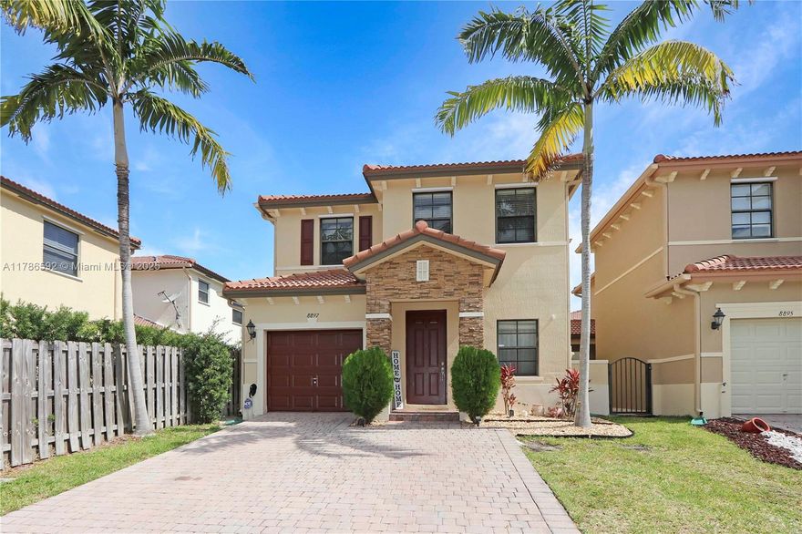 Look no further!  You have found the home for you!  Nestled in the tranquil neighborhood of Trellis at Bayshore this 3 bedroom, 2.5 bath, 1,787 square-foot 2 story home is available for sale. The Jasmine model feature stainless steel appliances full washer:dryer upstairs, massive walk-in closet, spacious bedrooms, and living room with tons of light One car attached garage and panel shutters for all windows and doors. The home boasts a great layout and spaces which leave the home feeling cozy but spacious Isles of Bayshore is a beautiful and safe family oriented community with world class resort-style amenities, and gym. This is truly a gem in Cutler Bay. Come see it now!