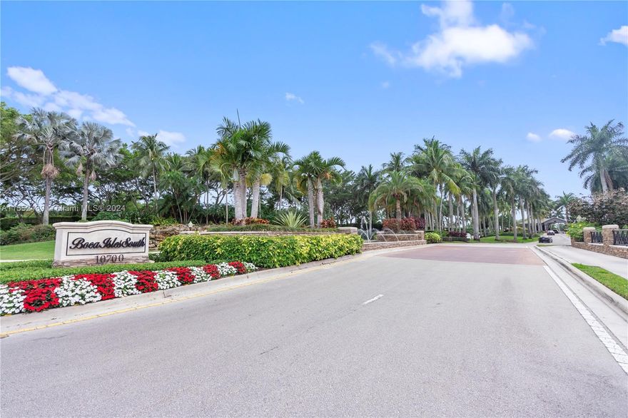 Spacious and updated 4 bedroom, 3 bath, one-story single family home in the desirable neighborhood of Boca Isles South, in the heart of Boca Raton. Incredible opportunity to live in this sought after gated, prestigious, family-friendly community. Light and bright, newly painted inside and out, brand new water heater, newer roof, accordian hurricane shutters, high vaulted ceilings, large open gourmet kitchen with granite counters and stainless streel appliances, new modern ceramic floors through-out-including in the bedrooms, private lake-front, fenced-in backyard with covered patio perfect for entertaining, built-out office and extra room/bedroom in the garage. Brand new clubhouse with community pool/spa, fitness center, tennis, basketball and playground. A+ schools in prime location!