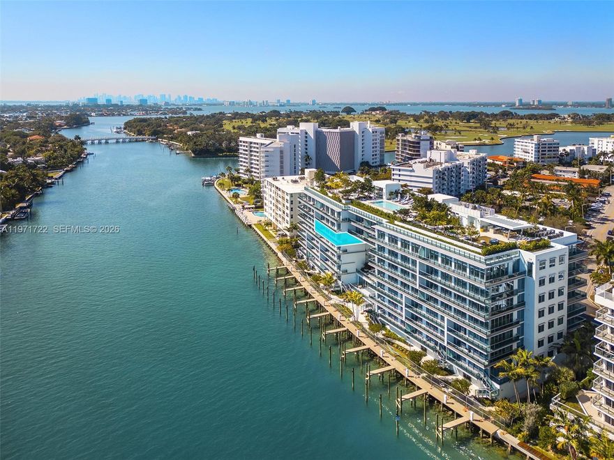 Brand new construction with DEEDED BOAT SLIP INCLUDED, 12 feet wide, suitable for Boats 35 to 40 feet in length.

With exceptional views of the canal, Bal Harbor Island and the Ocean, this bright Residence in the New Boutique complex of La Baia South, offers 3 Bedrooms 3.5 Bathrooms, Private Boat Slip #3, Storage and 2 parking spaces.

The unit features wood floors throughout. Modern Kitchen that includes Miele appliances and quartz counter-tops, and a separate laundry room with Miele washer and dryer. The primary Bedroom has 2 walking closets, master bathroom features marble finishes Snaidero cabinetry and a shower with dual rainfall shower heads.
The amenities include concierge service, 24 hours valet services, rooftop pool with sundeck, lounge area, fitness center, yoga and meditation areas.
Unbeatable location with easy access to fine dinning restaurants, casual cafes, neighborhood services, the beach, houses of worship and schools and the exclusive Bal Harbor Shops.