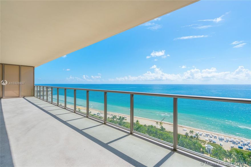 One-of-a-kind opportunity to design and develop a decorator ready oceanfront residence at the exclusive St Regis of Bal Harbour. The flow-thru residence boast over 3,100 sq ft of interior living space, and terraces overlooking the Atlantic Ocean, Bal Harbour Shops and the Intracoastal. The St Regis resort, awarded the coveted Forbes five-star and AAA five-diamond award for 2016 caters to the most discerning of residents. 
Residents enjoy VIP access to all St. Regis hotel amenities, world class spa/gym, cabanas, 24 hour concierge, valet parking, housekeeping, restaurants, room service, chef and white glove butler services.