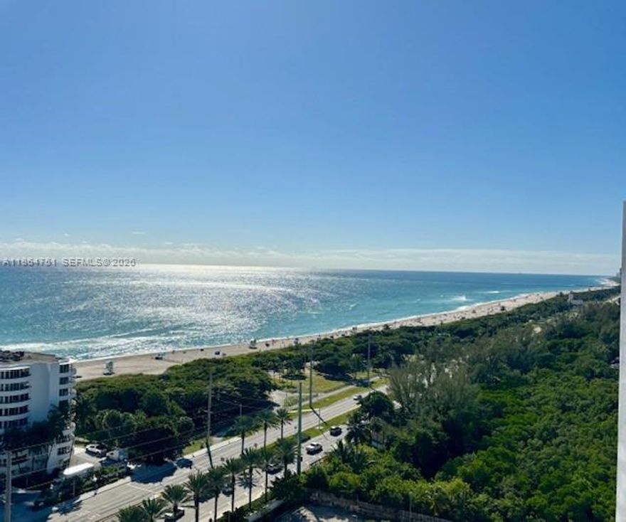 A remodeled amazing unit,  2 bedroom/2bathroom at Arlen House East! Walk to the beach whenever you wish, close to Oleta Park, Aventura Mall and Bal Harbour Shops.  All new furniture. Awesome direct ocean views from all the rooms, with  a large size balcony with impact doors slide windows.  The Building has gone through a massive renovation . All amenities are included, a huge pool,  two gyms, sauna,  tennis courts, 24-hour security, and a newly remodeled lobby, a desirable  location close to everything. A must see unit !