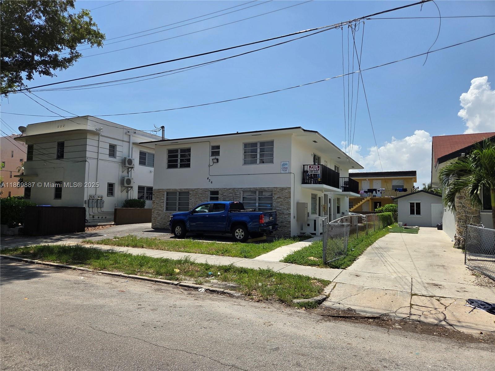 Excellent opportunity to purchase this incredibly well-maintained 4plex in the heart of Little Havana. All 4 units are 2bed/1bath. 40yr recertification in-place with about 5yrs remaining. Amazing location within walking distance to Marlins Stadium. Building has been recently painted. Decorative tiles just installed on the front of the building and staircases also have brand new tiles. New exterior illumination. All units have new copper water lines. Cast iron drains were removed from the 2nd floor down the walls to the slab. Tenants are all month to month and paying below market rents, each unit is at $2,000 per month. Washer and Dryer hook-up in-place for additional income potential along with raising rents.