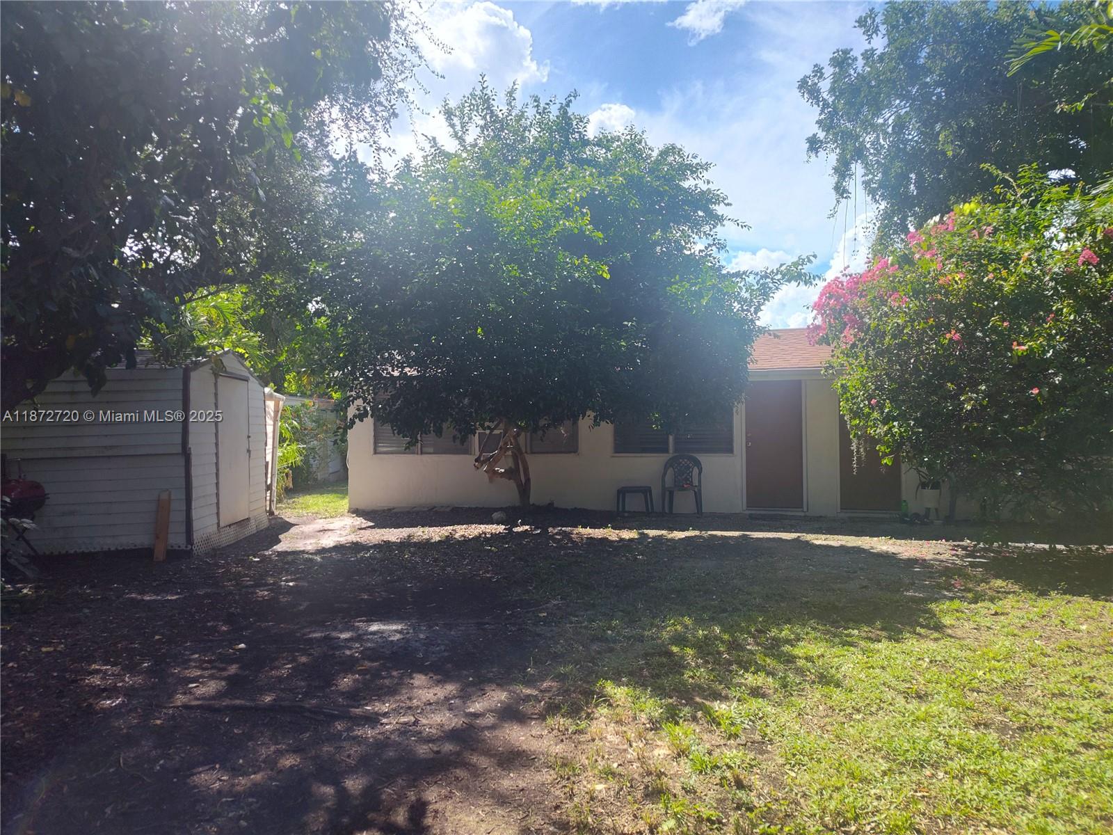 Come and relax in this 1br/1ba duplex apartment in the middle of the city, yet surrounded by trees! This cozy duplex is close to all major routes for easy commutes to work and play, and is only blocks away from US1/Biscayne Blvd., with Aldi, Whole Foods, the 123rd St. Causeway to the beach, and Miami Shores right at your fingertips! Ample parking and on-site laundry are included, along with water and garbage - your only utilities are cable and electric! This old Florida concrete block construction has vintage vibes with the enclosed Florida room, expansive eat-in kitchen, and a side yard for gardening or an outdoor hangout space. Call Daniel today for a private tour!