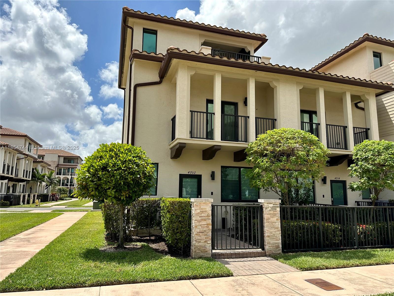 This modern, spacious and beautifully designed townhome in Downtown Doral offers 4 bedrooms & 4 Bathrooms.
Enjoy a Corner unit with plenty of natular light and an open kitchen with sleek finishes, 2-car private parking, and bright living spaces. The master suite includes a private balcony, and the top floor features two expansive terraces with city views ideal for relaxing or entertaining.
Residents enjoy resort-style amenities: gym, sauna, spinning center, basketball court, and jacuzzi all steps from shops, dining, parks, and top-rated schools A+.
Property Vacant and ready to move in! 12-month lease
