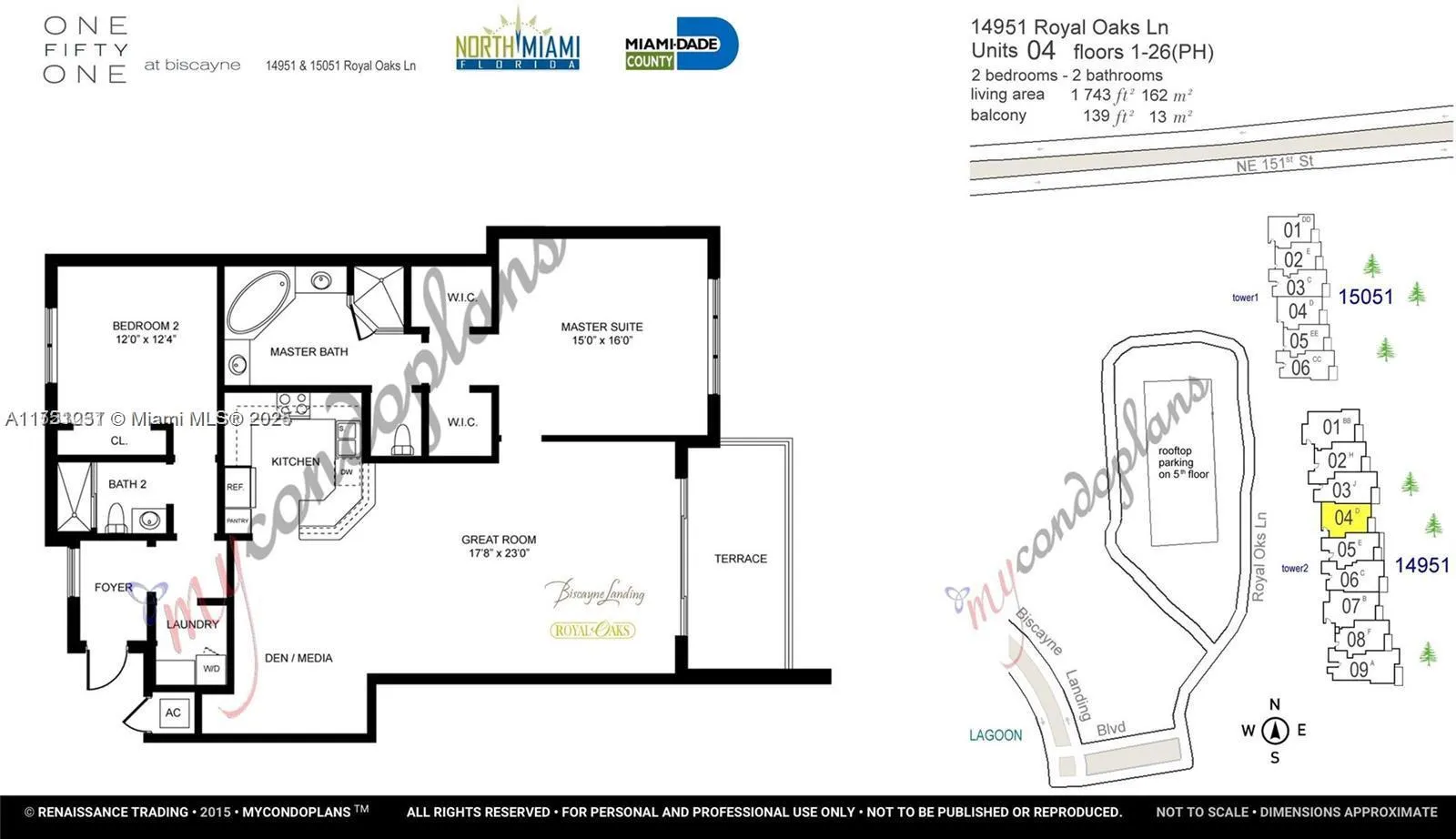 North Miami, Florida 33181, United States, 2 Bedrooms Bedrooms, ,2 BathroomsBathrooms,Residential,Active,77139