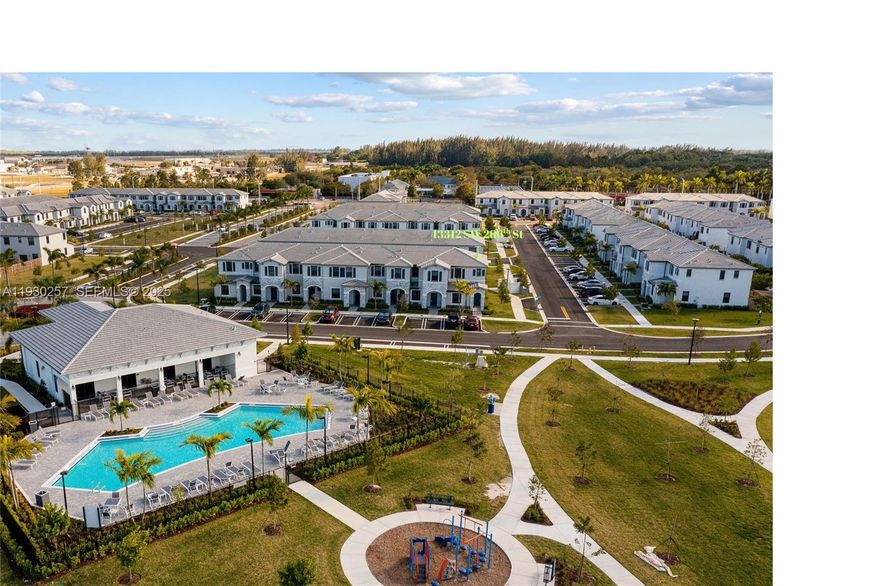 Amazing opportunity to live in an excellent corner unit in a gated community. Unit boasts of a split floor plan consisting of 3 bed/3 full bath, with 1 bed and 1 bath on the first floor. Washer/dryer in unit. Fenced backyard perfect for grilling and activities for children. Plenty of storage space. Two assigned parking spaces with additional guest parking next to unit. Directly across the street from the clubhouse, community pool, park for exercising, and kid's jungle gym for outdoor activities.