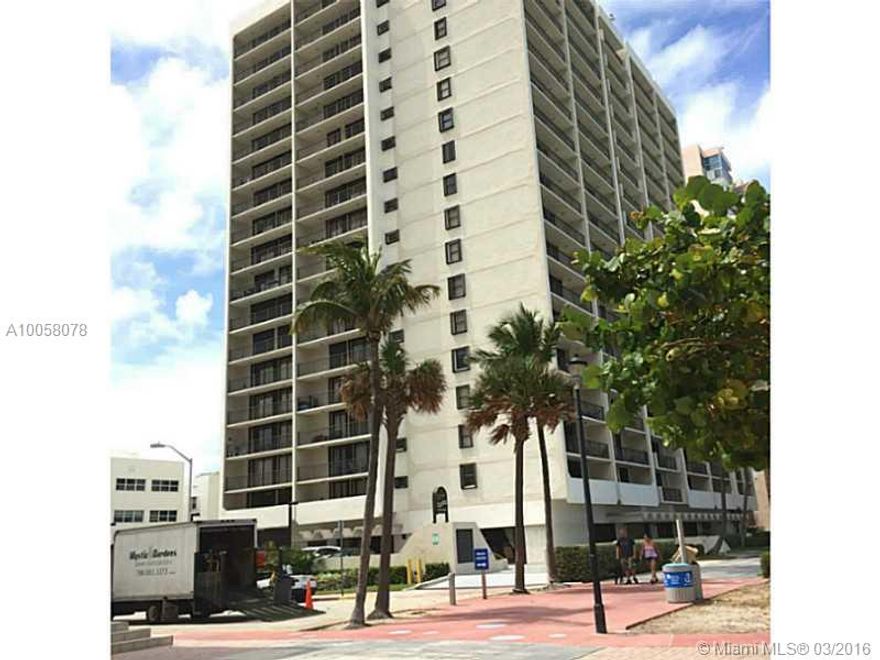 LARGE ONE BEDROOM, 1-1/2 BATH OVERLOOKING THE BAY, COMPLETELY FURNISHED IN POPULAR OCEANFRONT BUILDING RIGHT ON THE BOARDWALK, CLOSE TO SOBE LINCOLN ROAD & DOWNTOWN, W/24-7 SECURITY, PARKING, EXERCISE ROOM, NICE LARGE LOBBY AND GREAT POOL AREA, NO SMOKING, NO PETS.