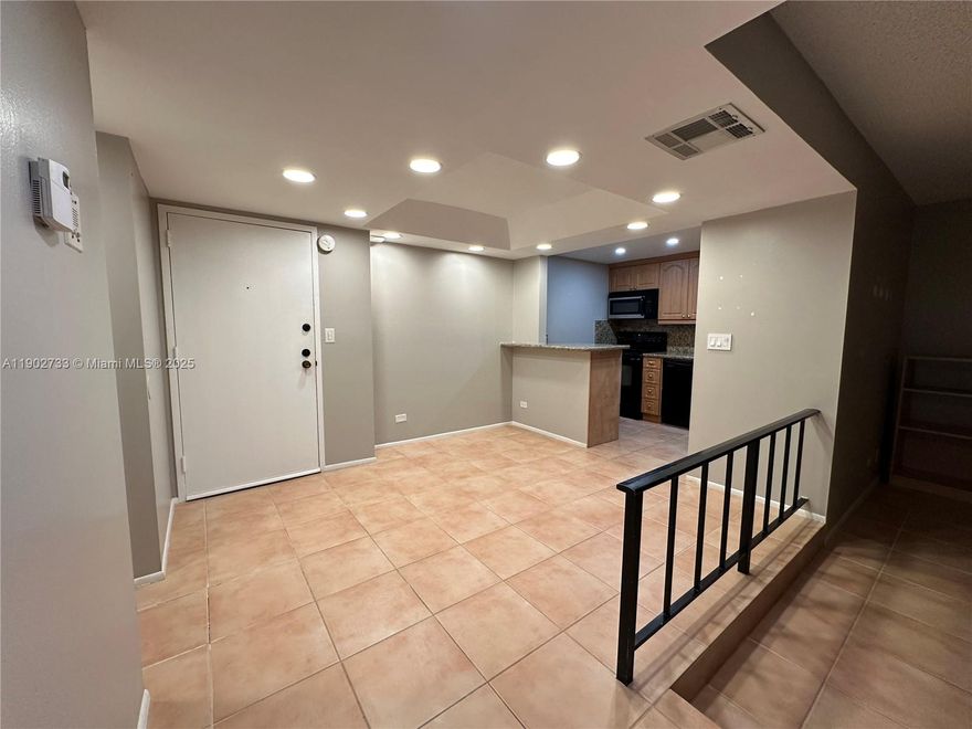 Well Maintained 3rd Floor 1 bedroom/1.5 bath condo in International Village, an all age community filled with amenities. Open kitchen granite countertops with all new lighting. Tile floor throughout, updated bathrooms, updated closet, impact windows, large screen in balcony with epoxy flooring, lots of storage spaces including a closet in the storage room. Amenities including outdoor & indoor pools, indoor & outdoor jacuzzi, fitness center, tennis court, billiards room, library room, golf simulator room, meeting hall, hair salon and nail salon all within the community and SO MUCH MORE. Come enjoy all that International Village has to offer!