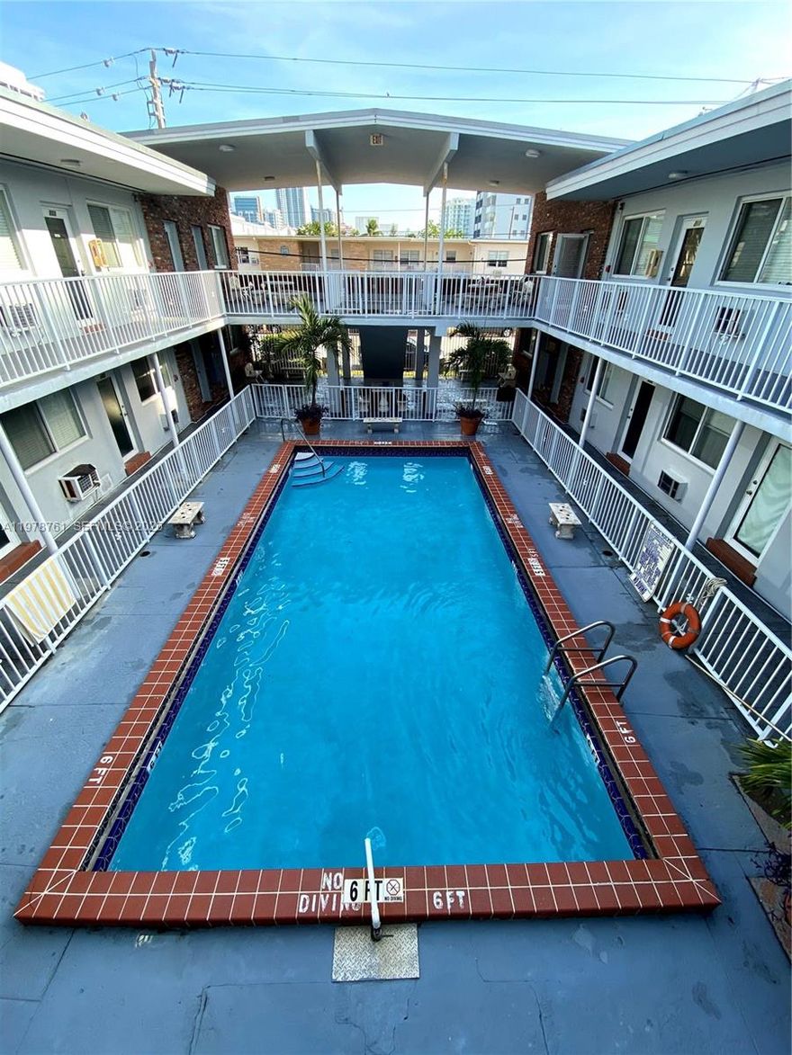 Prime location on Miami Beach! This spectacular studio apartment will not last. One block away from the beach. It's steps away from the grocery store, bars and banks. Bal Harbor Shoppes is less than 10 minutes away. The building has security cameras, pool, laundry facility and it is close to public transportation. Tile floors throughout and impact windows and door. Big walk-in closet. Wall AC unit in the studio. Gas and water included in the rent. Electricity to be paid by tenant. Street Parking. Application with the association is a must. Fast approval. Easy to show. Showing assist.