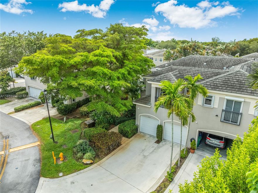 Wonderfully secluded, gated community only minutes away from all the action!  This 3BD/3BA duplex-style townhouse in the gated Tuscany Estates & Villas community (just 34 homes total) blends the privacy of a single-family residence with the ease of low-maintenance living. With 2,211 SF, two balconies, a brick-paved patio, and parking for up to 6 cars, including a 2-car garage, you’ll have plenty of space to entertain, relax, and grow. Modern upgrades include accordion shutters, updated Kitchen and most appliances, a RING system, securing cameras, and a 2020 roof.  The HOA fees cover all exterior upkeep and insurance, including the roof, — so you can focus on enjoying life.  Welcome home to comfort, security, and style in the in north Palmetto Bay.  Mandatory Association.