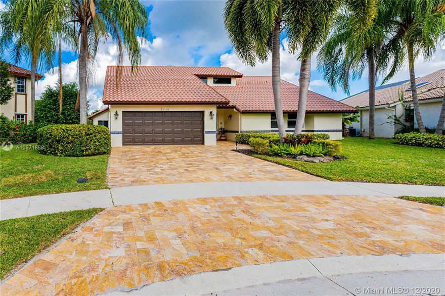 ATTN:AGENTS ALL OFFERS HAVE TO BE IN BY 11:30 AM MONDAY 12/21** SEE ATTACHMENTS AND BROKER REMARKS**TURN-KEY** IN SOUGHT AFTER GATED COMMUNITY OF LA JOYA. THE MOMENT YOU WALK IN YOUR SEARCH WILL BE OVER.  3 BEDROOM /2.5 BATHROOM POOL AND LAKE HOME WITH NO REAR NEIGHBORS ON A PRIVATED CULD-DE-SAC HAS BEEN COMPLETELY UPDATED WITH TOP OF THE LINE FINISHES*HURRICANE IMPACT WINDOWS AND DOORS*TRAVERTINE DRIVE WAY AND POOL DECK*OUTSIDE KITCHEN*VAULTED CEILINGS* LIVING AREA IS 2664 SQFT** NEW GARAGE HURRICANE DOOR**NEW POOL FILTER**ROOF IN 2006**NEWER ACS**NEWLY PAINT INTERIOR**CENTRALLY LOCATED IN BOCA RATON, CLOSE TO SHOPS, RESTUARANTS, PLACES OF WORSHIPS, A RATED SCHOOLS, 10 MINUTES TO MIZNER PARK AND FIFTEEN MINUTES TO BEACH** MINUTES TO 1-95**PRIDE OF OWNERSHIP** MULTIPLE OFFER SITUATION**