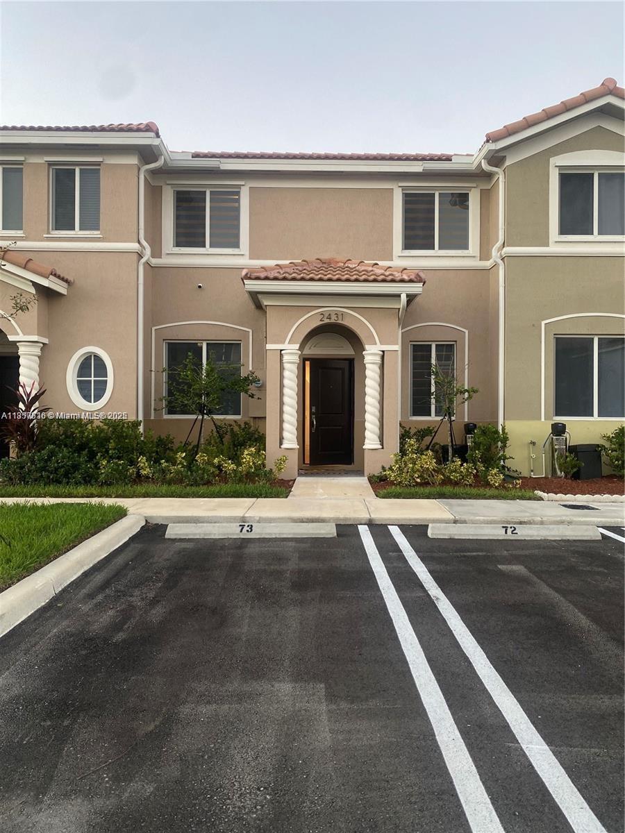 Beautiful and spacious 3bedroom, 2.5bath townhouse located in the secure Seascape community within Keys Gate. This move-in-ready home offers a bright open layout with tile floors on the main level and cozy carpet upstairs. The kitchen includes plenty of cabinet space and a walk-in pantry. Additional highlights: first-floor laundry and storage rooms, whole-home water filtration system, modern blinds, and a private, fenced patio with custom concrete design great for entertaining. Just steps from the community pool, fitness center, and kids' play area. Smart home features, 2 assigned parking spaces right out front, and lots of guest parking nearby. Ideal location with easy access to both Miami and the Florida Keys.