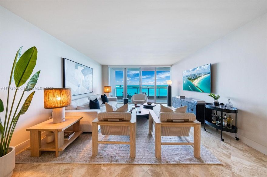 Spectacular Waterfront Living at Jade Brickell –Turnkey, Fully Furnished, and Curated. Unit 3305  is a 3-bedroom, 3-bathroom masterpiece with floor-to-ceiling windows framing breathtaking bay and skyline views. Spanning 2,130 sq. ft., this residence features an open living area, a private terrace, and a gourmet kitchen with Sub-Zero and Miele appliances, a cappuccino maker, and a wine fridge. The primary suite offers bay views, custom closets, and a spa-inspired bathroom with a Jacuzzi. Jade Brickell’s world-class amenities include a waterfront infinity pool, spa, fitness center, and concierge services. Located in Miami’s most vibrant district, this is luxury at its finest. This is more than a residence; it’s a statement of luxury. Schedule your private tour today.