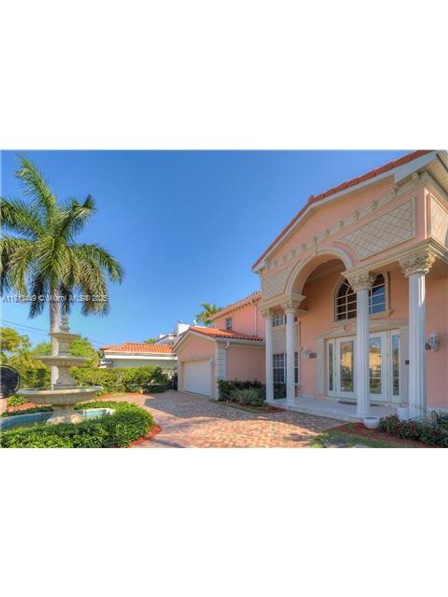 Exquisite Two-Story Waterfront Estate Fit for Royalty. This custom home shows unmatched craftsmanship and luxury with finest finishes, marble, onyx, rich hardwood, and walls adorned with real gold leaf.
Located on a corner lot with 150 feet of waterfront frontage and stunning open water views—not a canal—this home offers unmatched peace and grandeur. Imperial-style interiors radiate regal elegance and timeless sophistication, perfect for the most discerning buyers.
This immaculate estate is a true masterpiece, ideal for clients who demand flawless design and superior comfort. A rare jewel in luxury real estate — a must-see for those seeking perfection.